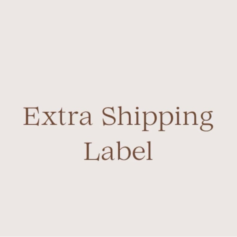 Extra shipping label